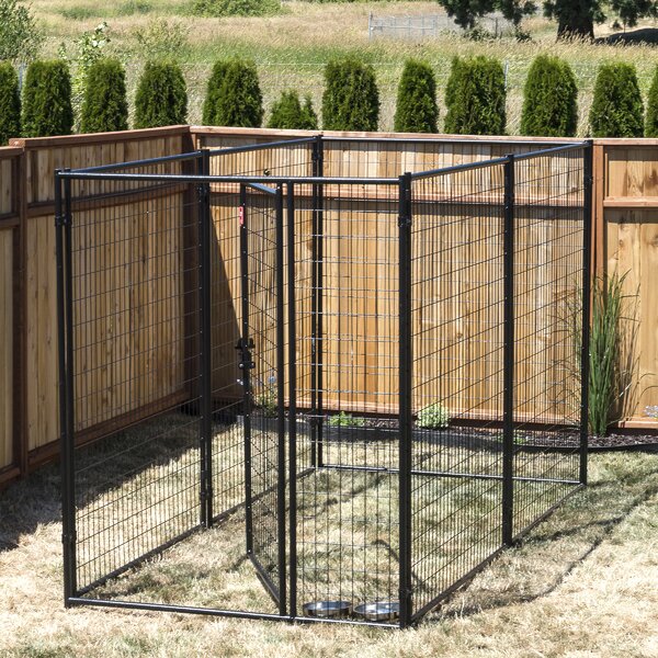 Lucky dog welded hot sale wire kennel panels